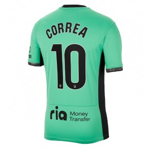 Atletico Madrid Angel Correa #10 Replika Tredjetrøje 2023-24 Kortærmet
